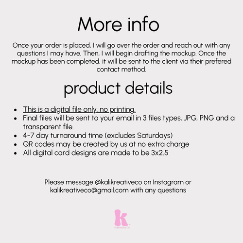 Card design only