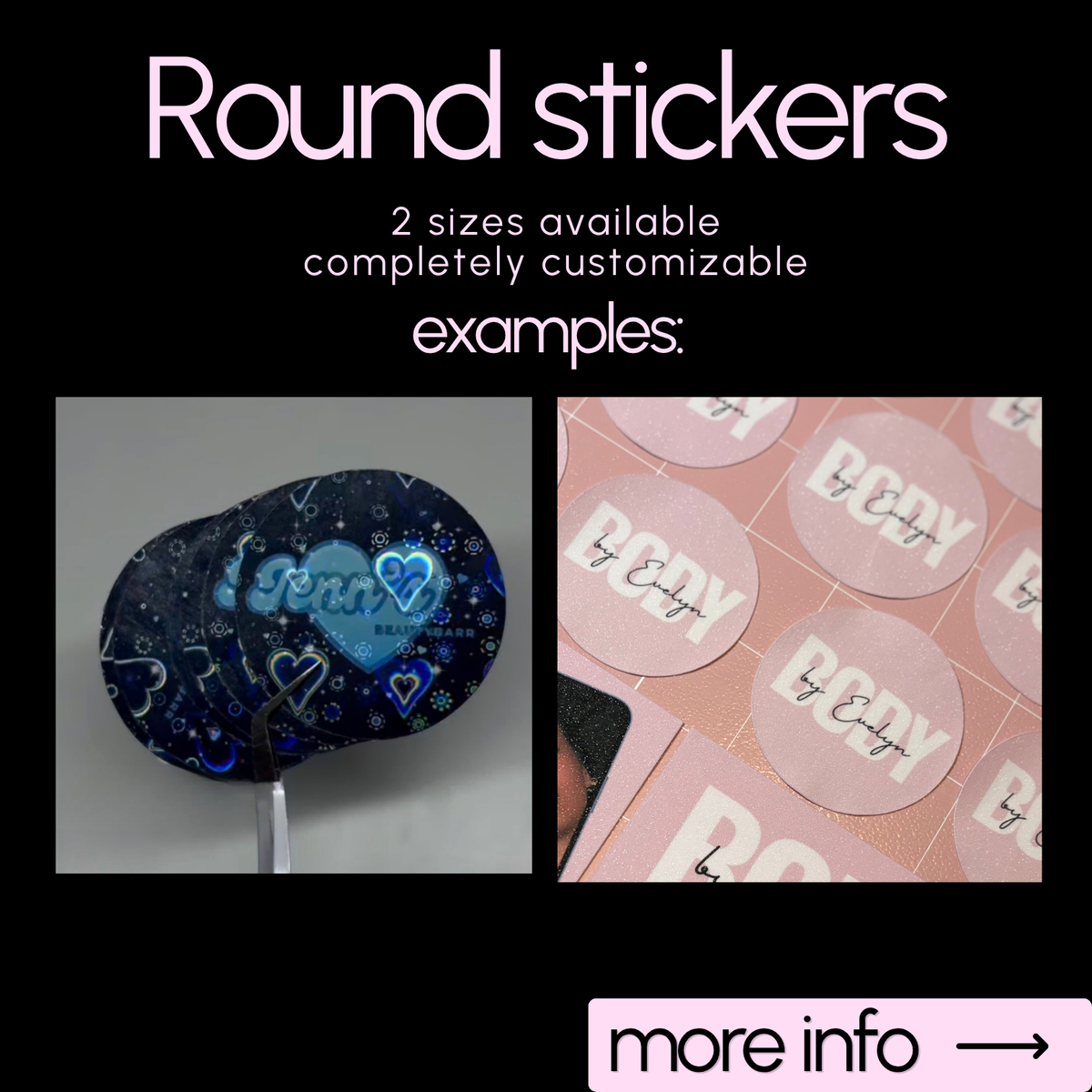 Round stickers