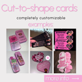 Cut-to-shape cards